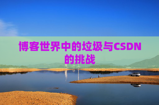 博客世界中的垃圾与CSDN的挑战
